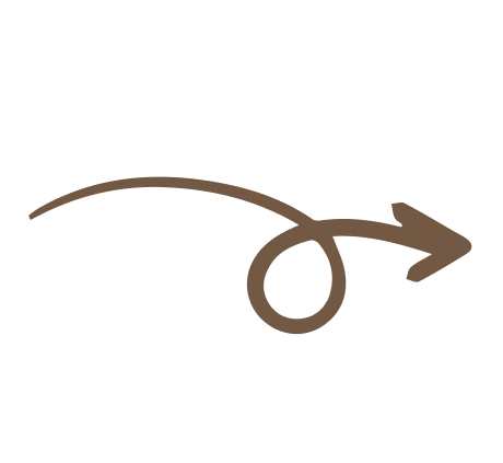 Curved looping arrow icon representing process flow or transition